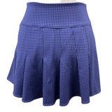 Offline By Aerie Womens Blue Polyester Elastane Houndstooth Skirt Stretchy Sz S