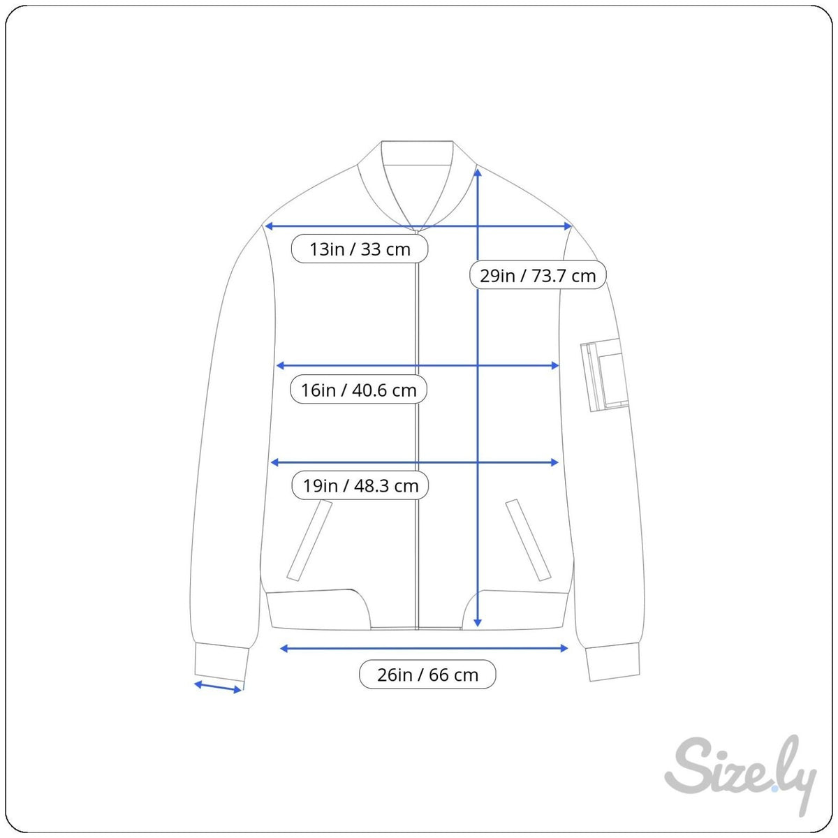 Moma Women’s Navy Blue Sweater with Outer Pockets Wool - One Size