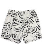 Nike Mens White Graphic Shorts Large Logo Print Sz L