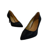 14Th & Union Women’s Fashion Stiletto Black Rhinestone High Heel Pumps Sz 9