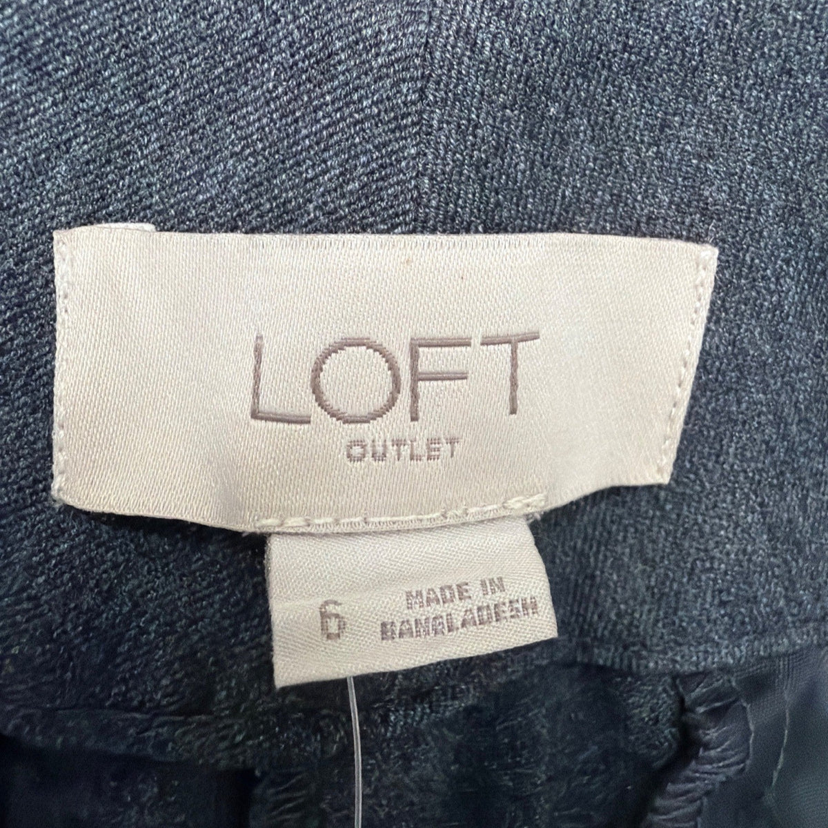 Loft Women Gray Original Fit Bootcut Dress Trousers Size 6