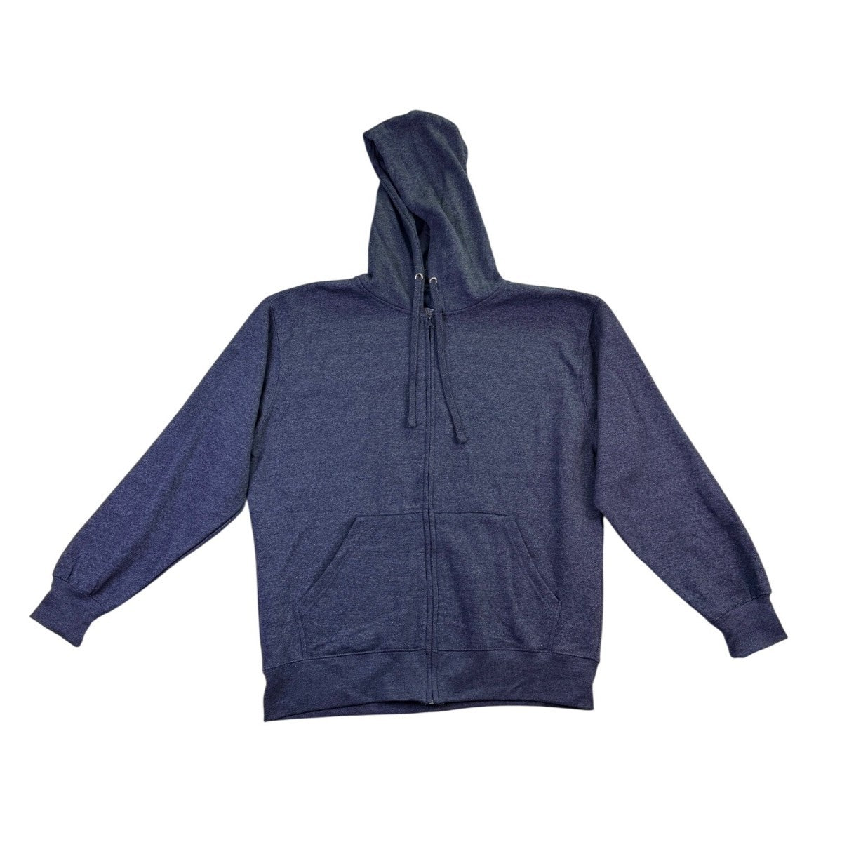 Jackson Hole Mens Navy Blue Zip-Up Hoodie Sweatshirt Workwear Sz XL
