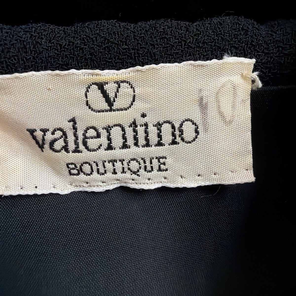 Valentino Womens Black Silk Long Sleeve Button-Down Belted Midi Dress Size 10