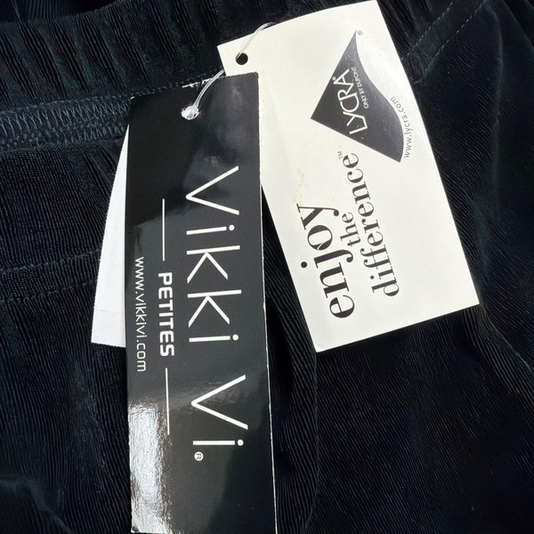 Vikki Vi Womens Black Acetate & Lycra Pull-On Pants 3XP