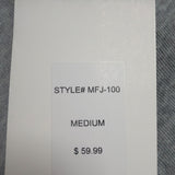 Pure Champ Mens Gray Jogger Pants With Zipper Pockets & Drawstring Size M
