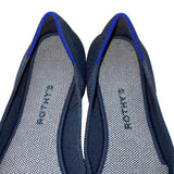 Rothys Women’s Blue Knit Slip-On The Flats Ballet Flats Size W12