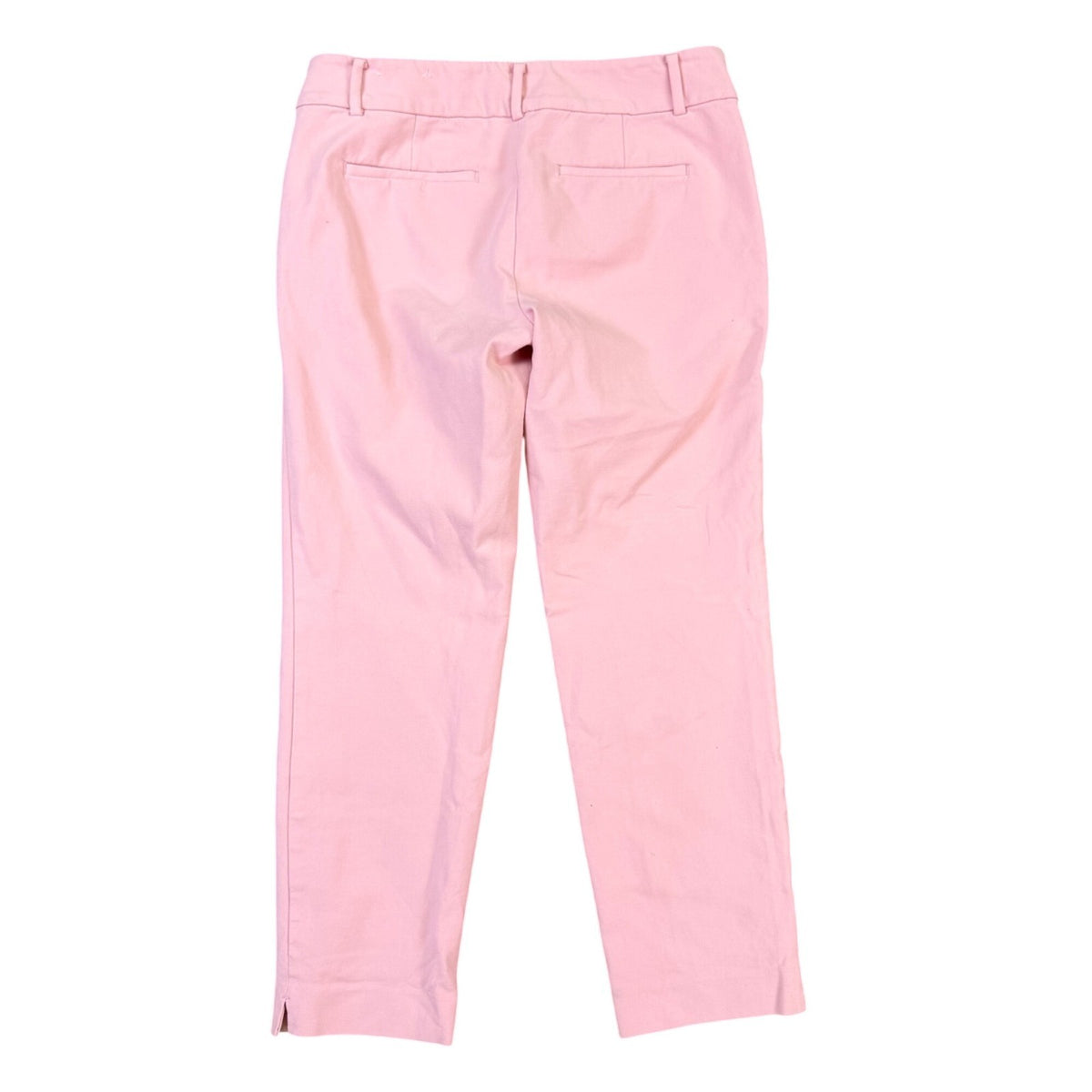 Loft Womens Pink Cotton Blend Riviera Pants Slim Fit Size 2