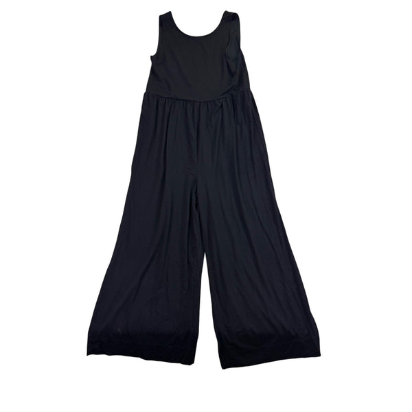 LOFT Beach Womens Black Jumpsuit Wide-Leg Sleeveless Casual Lightweight Sz XS