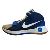 Nike Men’s Navy Blue Tan White Mesh High Top KD Basketball Shoes Sneakers Sz 14