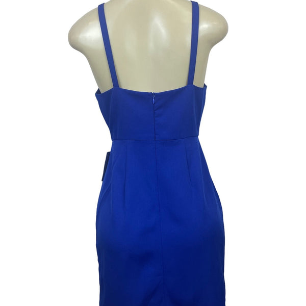 NSR Womens Blue Strappy Sundress Medium Made In China New With Tags New