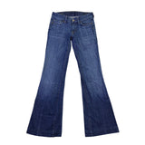 Citizens Of Humanity Womens Blue Cotton Blend Flare Leg Jeans Size 25