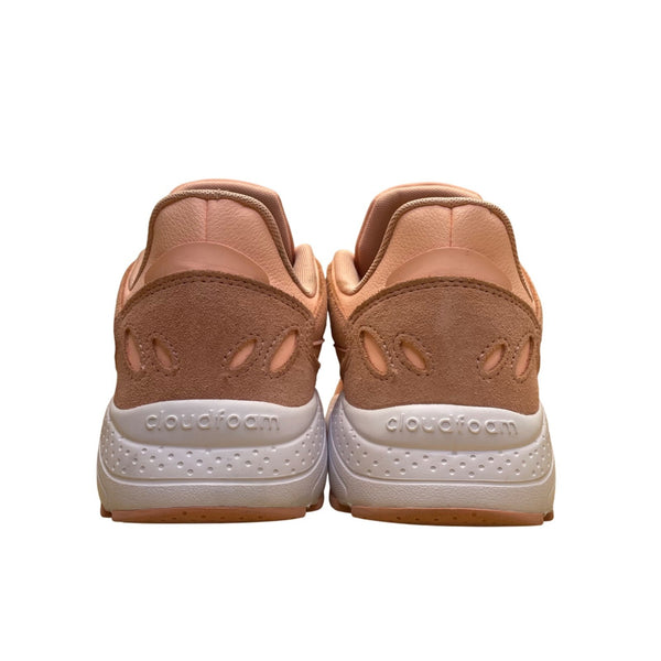 Adidas Women’s Peach Suede Ortholite Lace-Up Trainers Chaos Sneakers Size 8US