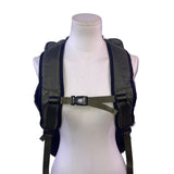 Matein Unisex Olive Green Nylon Adjustable Straps Convertible Travel Backpack