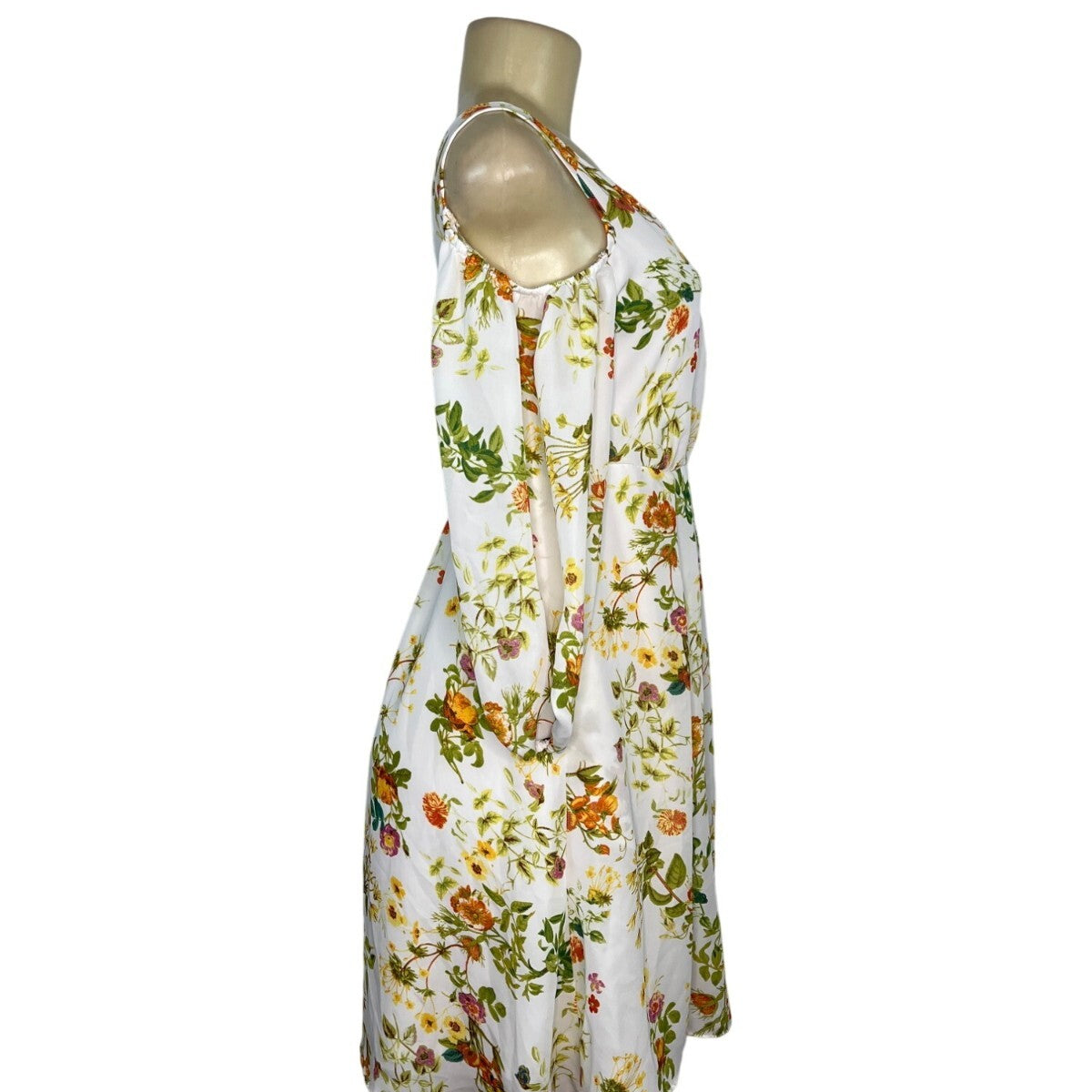 Disney Alice In Wonderland Floral Off-Shoulder Dress Size XS