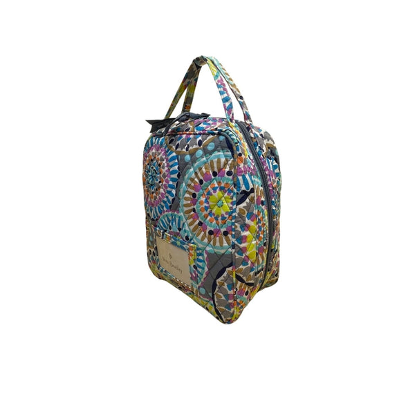 Vera Bradley Multicolor Quilted Stylish Patterned Organizer Cosmetic Tote Bag