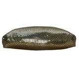Empire Orr Women’s Gold Metallic Mesh Double Strap Zip Closure Shoulder Bag