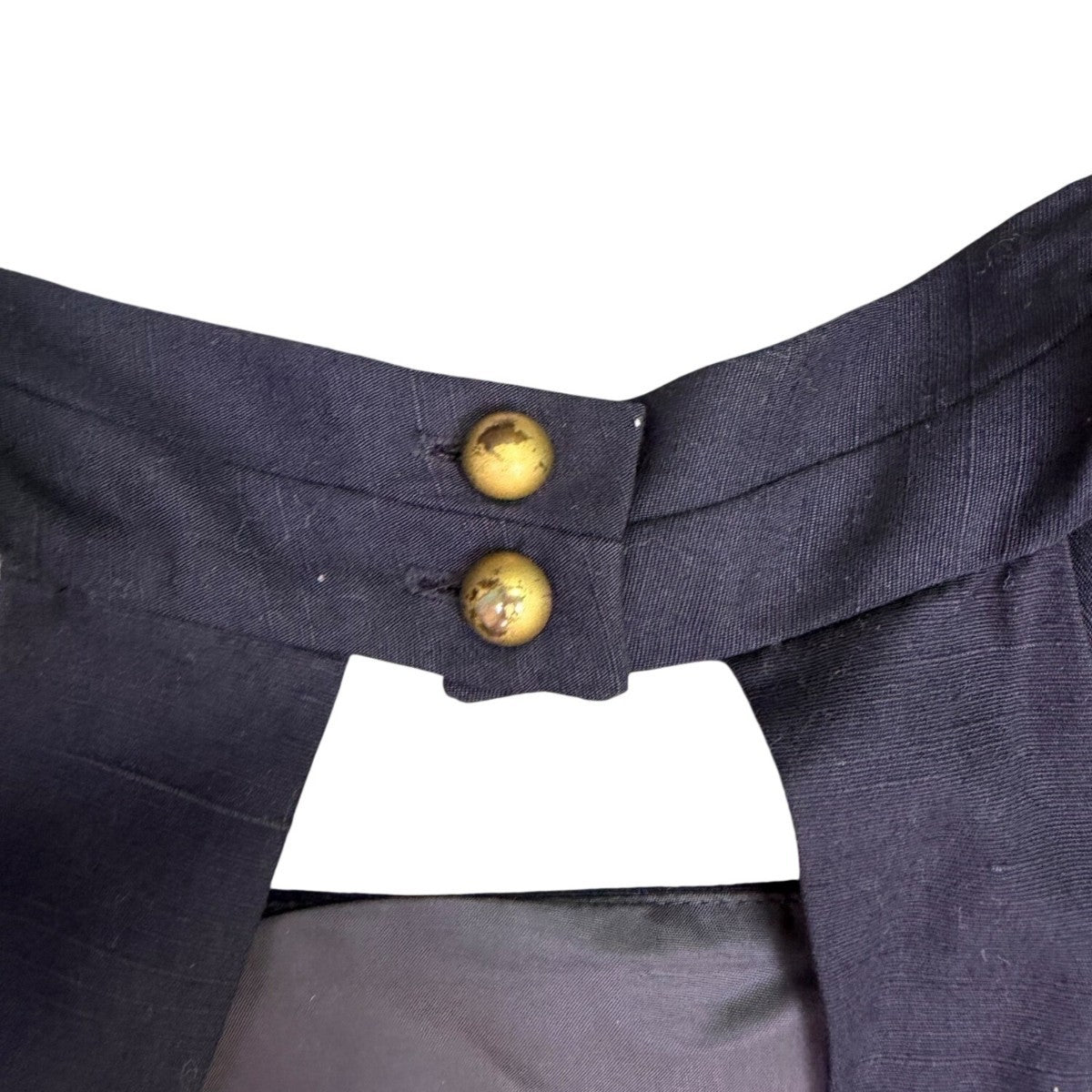 Black Sleeveless Dress With Belted Waist Gold Buckle Design Womens Size 12