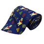 Disney Mens Blue Winnie The Pooh Patterned Necktie By Exquisite Apparel