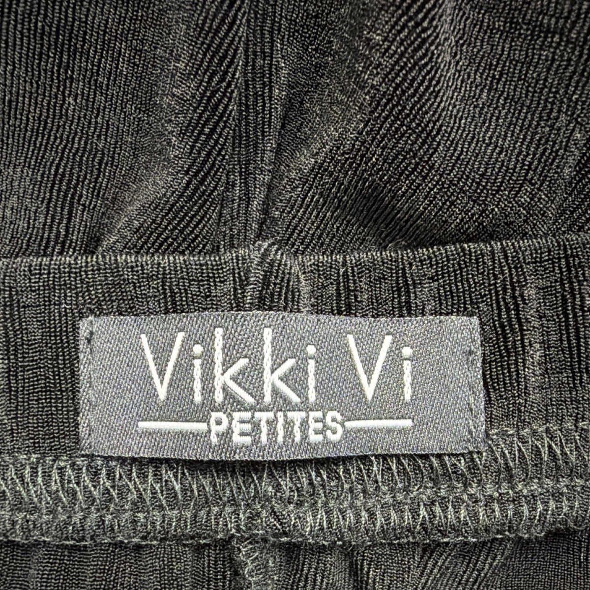 Vikki Vi Womens Black Acetate & Lycra Pull-On Pants 3XP