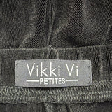 Vikki Vi Womens Black Acetate & Lycra Pull-On Pants 3XP