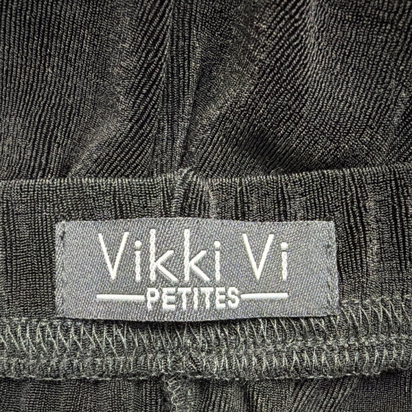 Vikki Vi Womens Black Acetate & Lycra Pull-On Pants 3XP