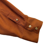 Tommy Bahama Mens Brown Button-Up Long Sleeve Shirt Size XXL