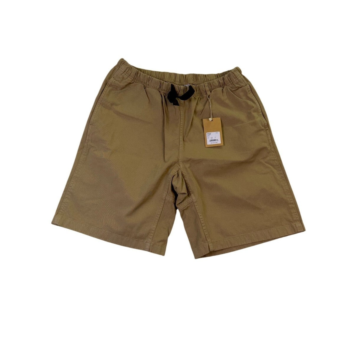 Gramicci Mens Khaki Cotton Shorts Elastic Waist Casual Lightweight Sz XL