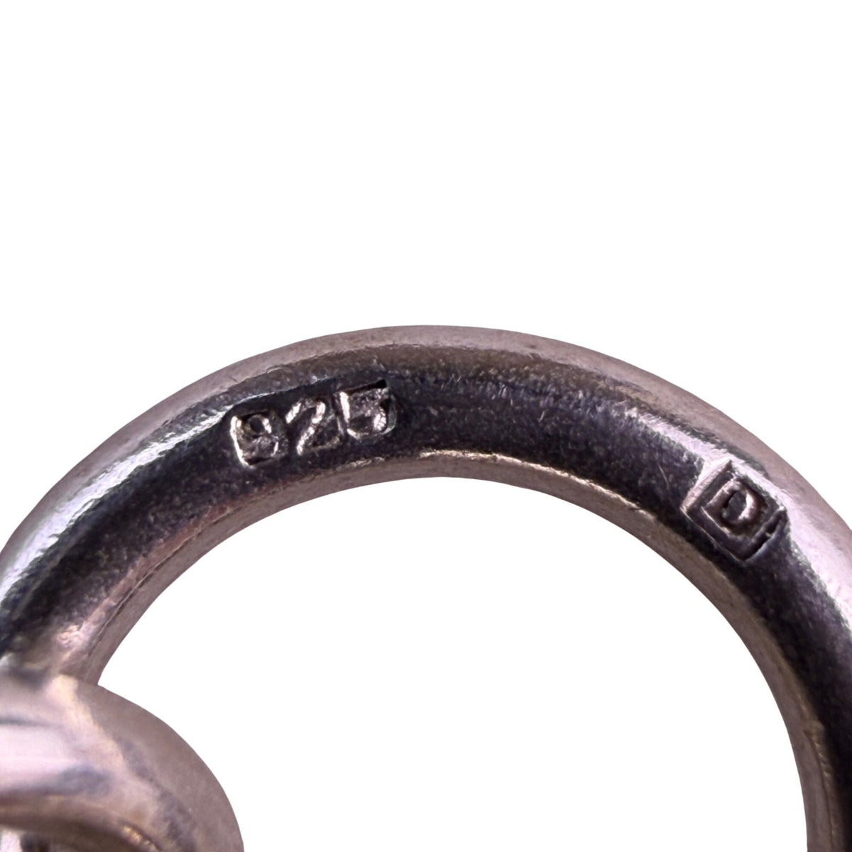 Sterling Silver Womens Heart Charm Toggle Clasp Rolo Link Bracelet Elegant