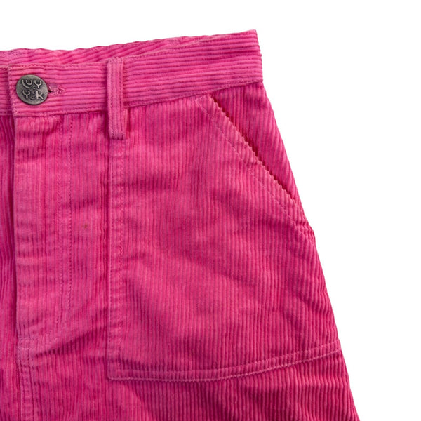 Lucy & Yak Womens Pink Organic Cotton Corduroy Mini Skirt Size US 4 / UK 8