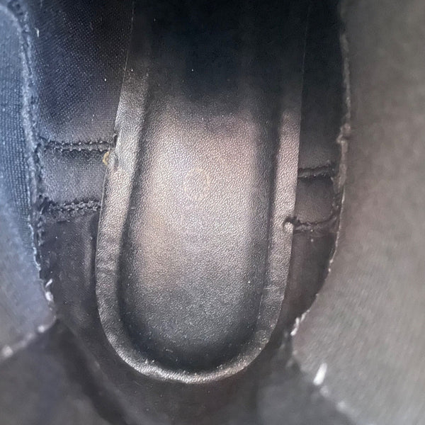 Aldo Women’s Black Leather Stompd Platform Chelsea Boots Size 8
