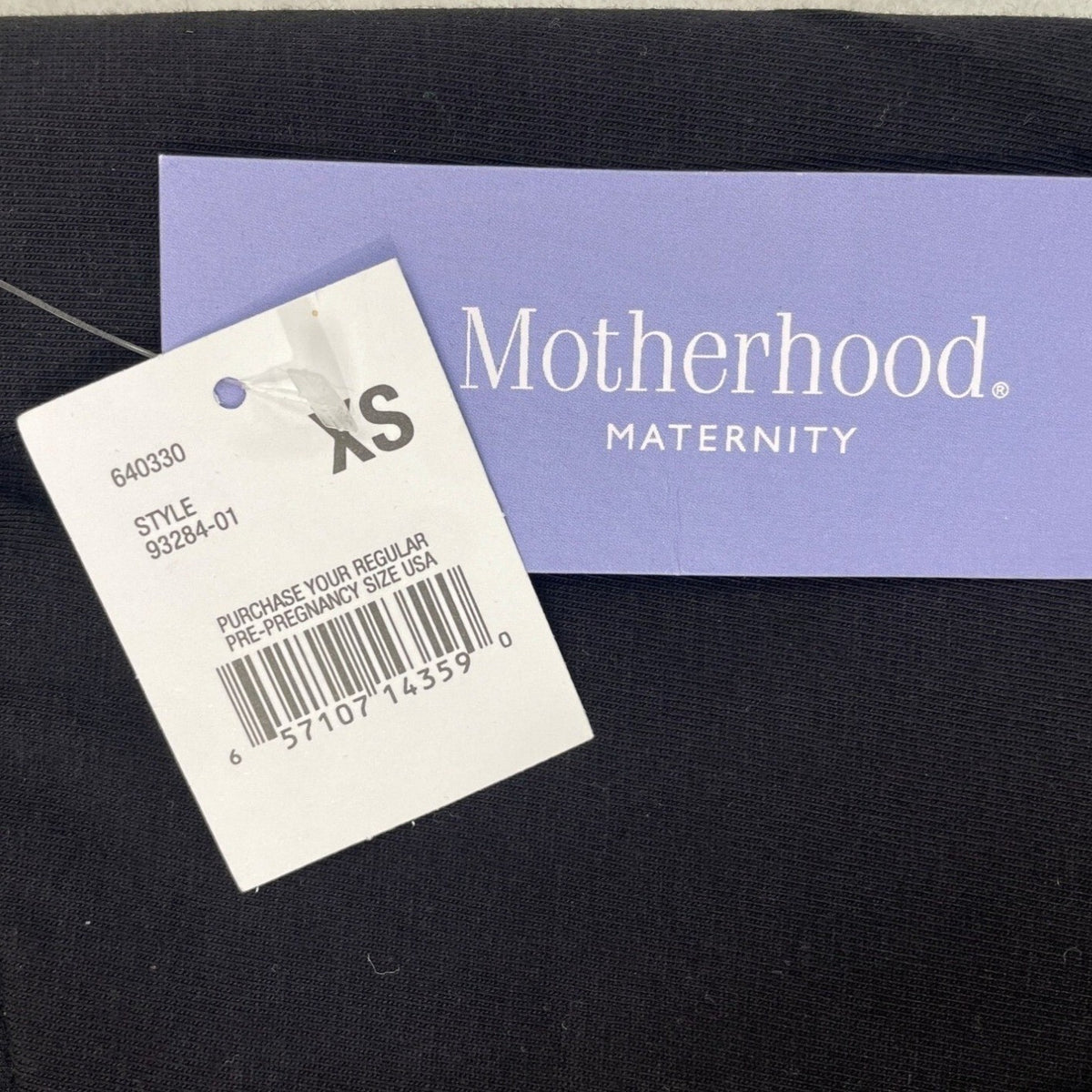 Motherhood Maternity Womens Black Stretch Over-Belly Trousers SIze XS - New