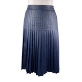 Rebecca Taylor Womens Blue Polyester Pleated Skirt  Sz 2