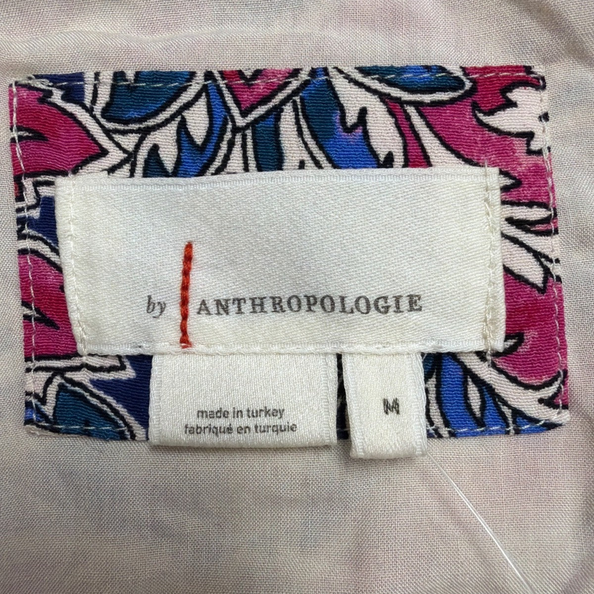 By Anthropologie Womens Multicolor 100% Viscose Printed Long Sleeve Mini Dress S