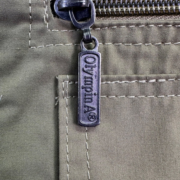 Olympina Mens Olive Green Multi-Pocket Outdoor Fishing Utility Vest Size M