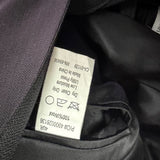 Mens Black Two-Piece Suit Dress Jacket & Pants Slim Fit Size 36