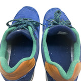 New Balance Boys Blue/Green Suede  Lace-Up 574 Athletic Sneakers Size 7