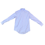 Calvin Klein Mens Light Blue Slim Fit Long-Sleeve Button-Down Shirt Size M