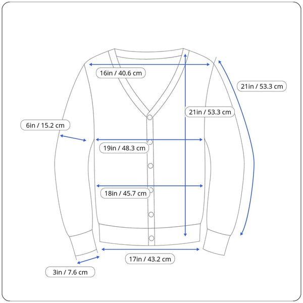 Vintage Button-Up Patchwork Cardigan Sweater With Textured Blue Sleeves Sz S/M