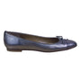 Stuart Weitzman Women’s Bronze Leather Metallic Cap Toe Bow Flats Size 8.5N