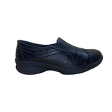 Clarks Women’s Black Leather Elastic Panels Slip-On In-Motion Shoes Size 7M