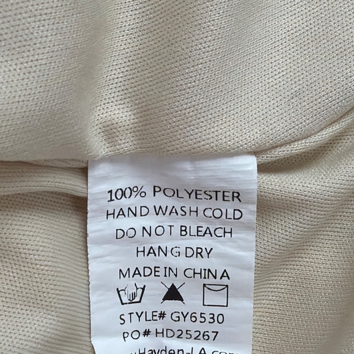 Hayden Girls Cream/Black Butterfly Dress Ruffle Detail Sz L