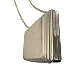 Charming Charlie Women's Gold Crossbody RSVP Evening Clutch Purse Sz S