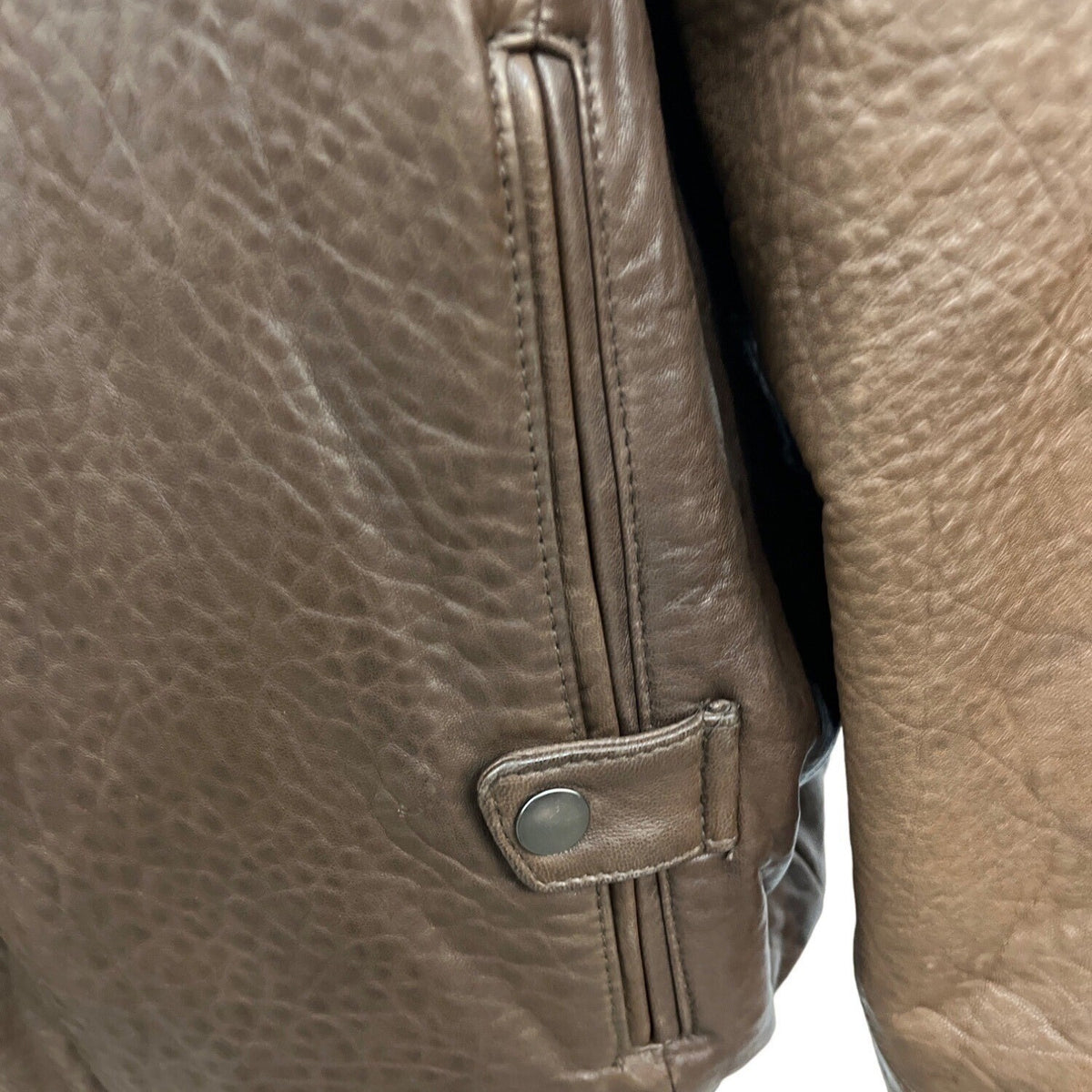 Vintage 80s Expedition by Robert Comstock Brown Pilot Leather Jacket Sz XL