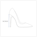 Kenneth Cole Women’s Black Leather Pointed Toe Stiletto Heel Pumps Size 9