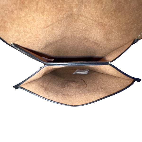 Epona Women’s Gray Metallic Snakeskin Clasp Closure Chain Strap Crossbody Bag