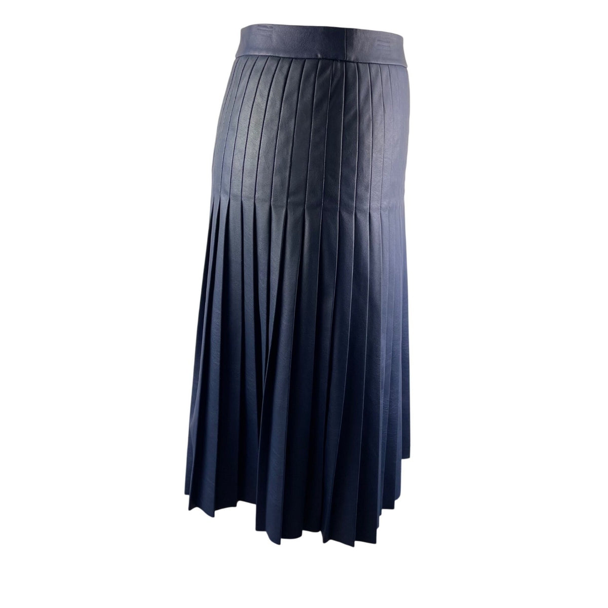 Rebecca Taylor Womens Blue Polyester Pleated Skirt  Sz 2
