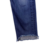 Rag & Bone Womens Blue Cotton Denim Distressed Frayed Hem Jeans Stretch Size 26