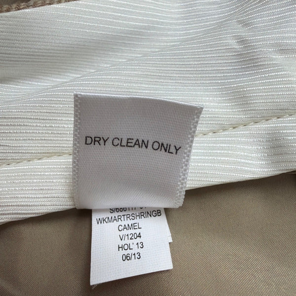 Banana Republic Womens Camel Trousers Wool Blend Martin Fit Dress Wear Size 8