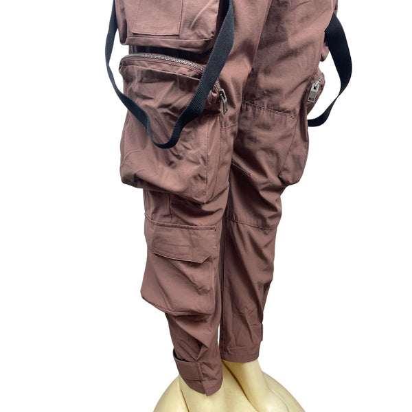 Maison Couture Women's Light Puce Cargo Pants Sz XL