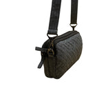 Lug Women’s Gray Quilted Adjustable Strap Zip Compartments Crossbody Bag